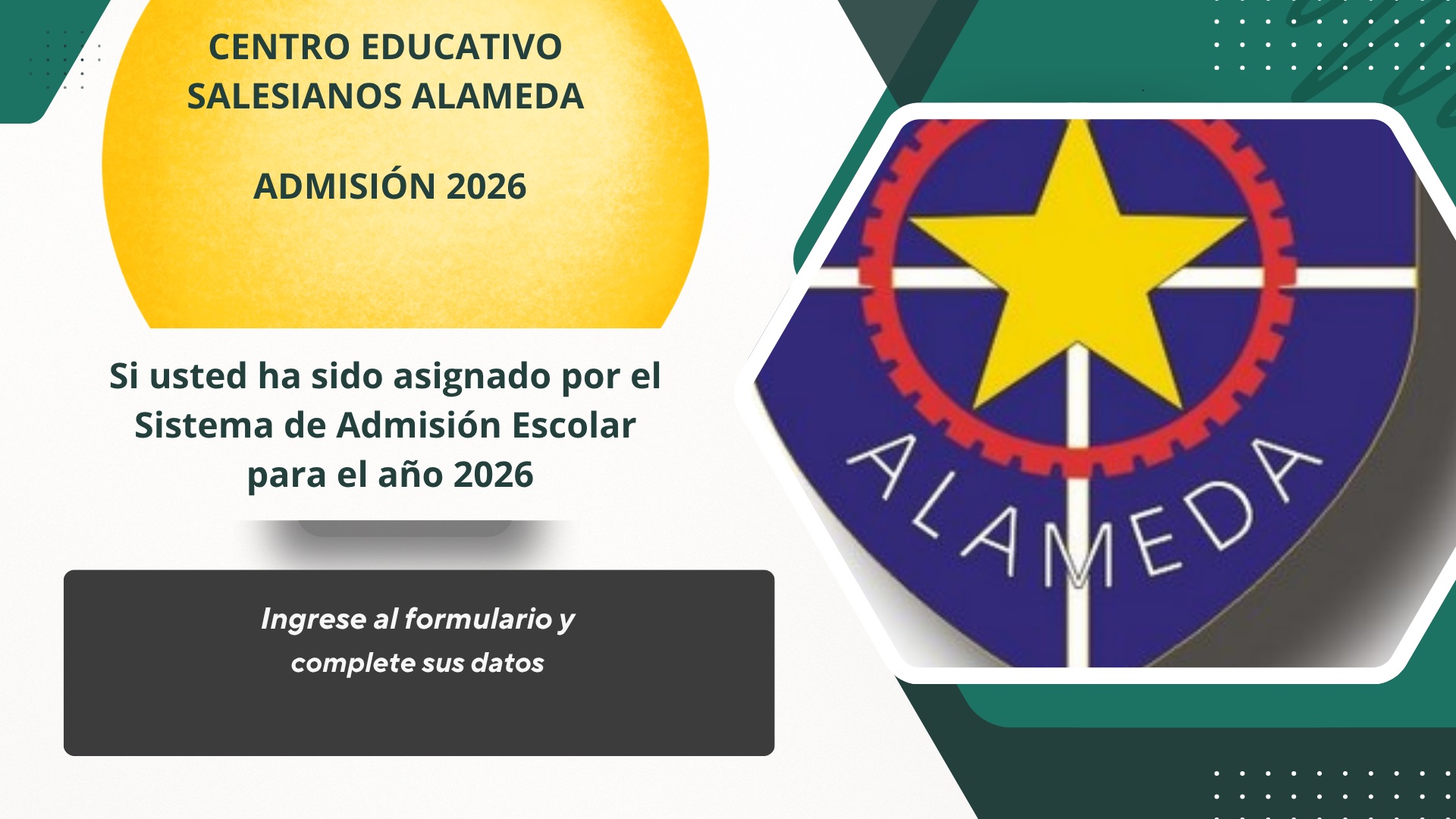 ADMISIÓN 2026