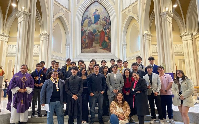 Jóvenes del MJS renuevan su compromiso de fe y servicio al estilo de Don Bosco