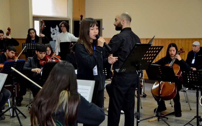 Comunidad vive concierto de Orquesta con colaboraci&oacute;n de Escuela de cultura y  difusi&oacute;n art&iacute;stica de Coltauco