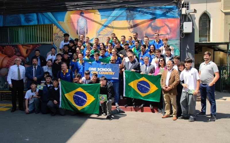 Salesianos Alameda recibe a delegación de Brasil en el marco de la competencia WorldSkills Internacional